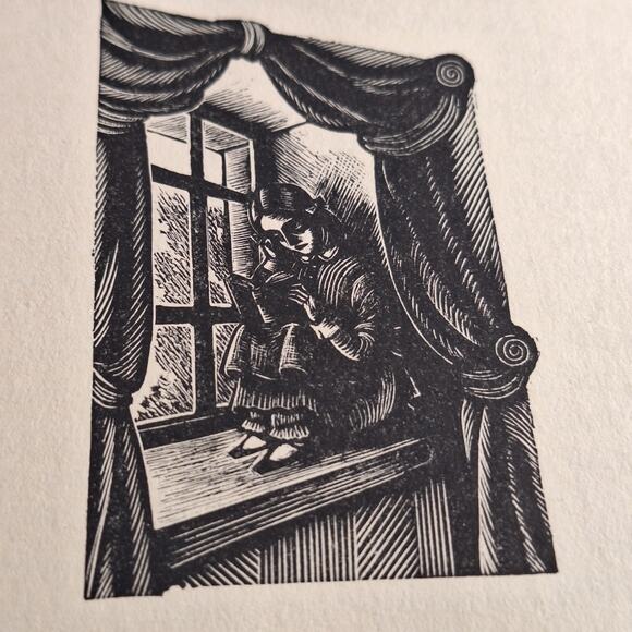 Jane Eyre by Charlotte Bronte+ Wuthering Heights.. Illustrator Fritz Eichenberg - Picture 14 of 16